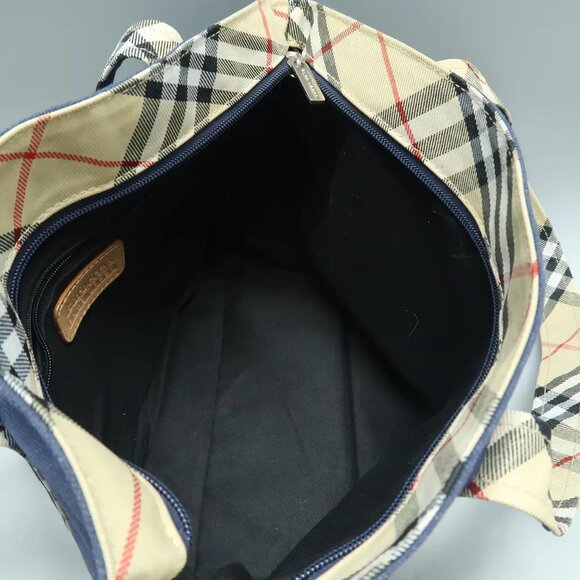 Burberry Navy Cloth Shoulder Bag 370-021925 - Picture 10 of 12
